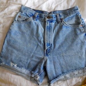 Vintage Levi's jean shorts